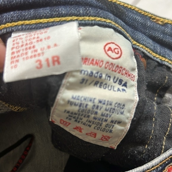 ADRIANO GOLDSCHMIED “Angel” jeans from early Y2K. Boot cut flare Vintage 31R GUC - Picture 6 of 16